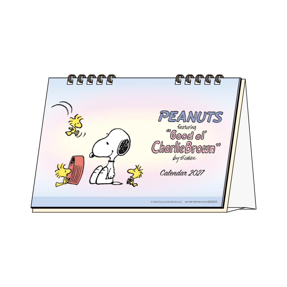 Sunstar Stationery Snoopy Goods Character Calendar 2027 Desk Type S8522030