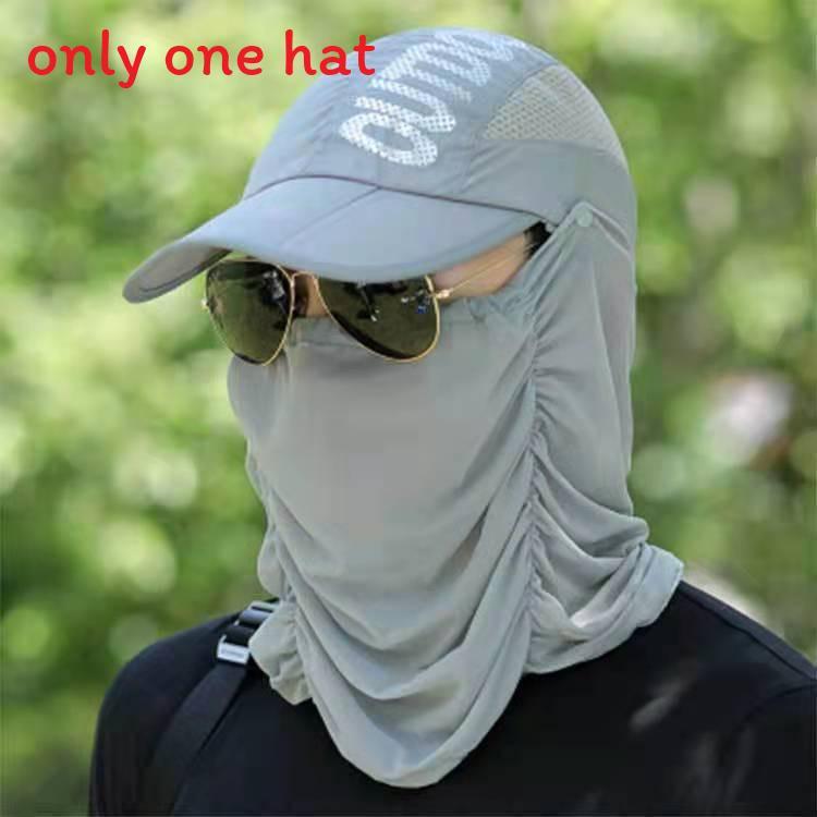 Sun Protection Baseball Cap With Uv Blocker For Outdoor Fishing And Hiking Enthusiasts