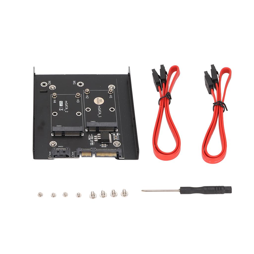 Адаптерная карта Dual MSATA SSD to Dual SATA3 Fast Reading Speed Converter Компьютерные аксессуары