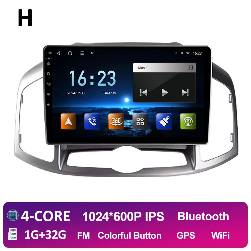 Android 14 Car Audio для Chevrolet Captiva 1 2011 2012 2013 2014 2015 2016 Радиоплеер Bluetooth Wireless Carplay DSP Stereo 4G