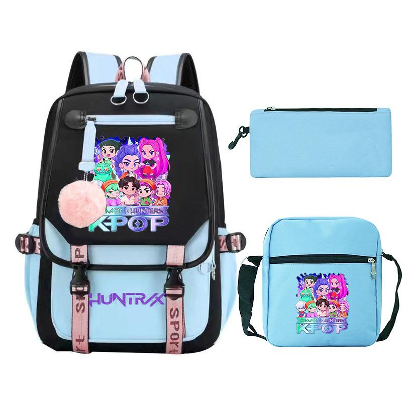 Animation Cartoon Printing High Value Fashion Shoulder Bag Casual Pencil Bag Campus Trend Student Schoolbag
