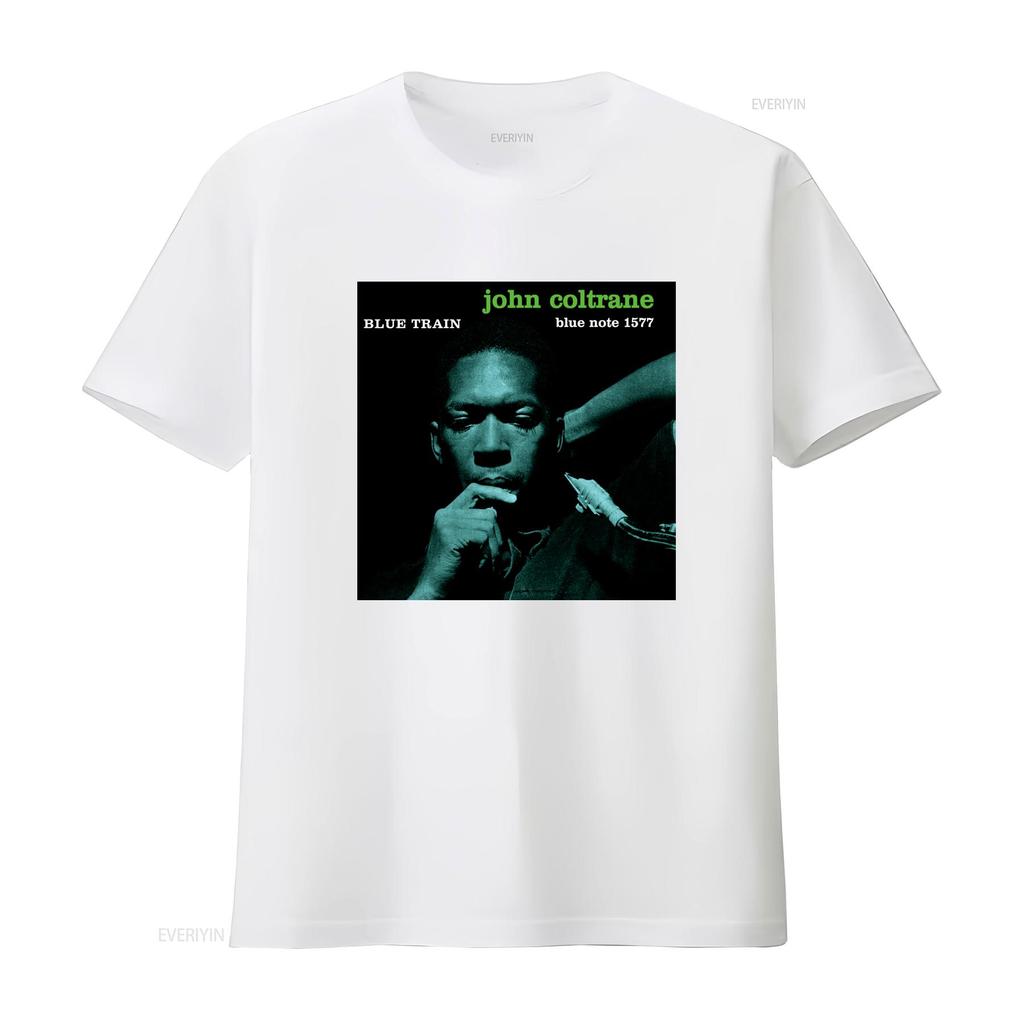 John Coltrane Blue Train T Shirt Jazz Music Inspired Design Moments Notice Im Old Fashioned Tribute vintage Washed Casual