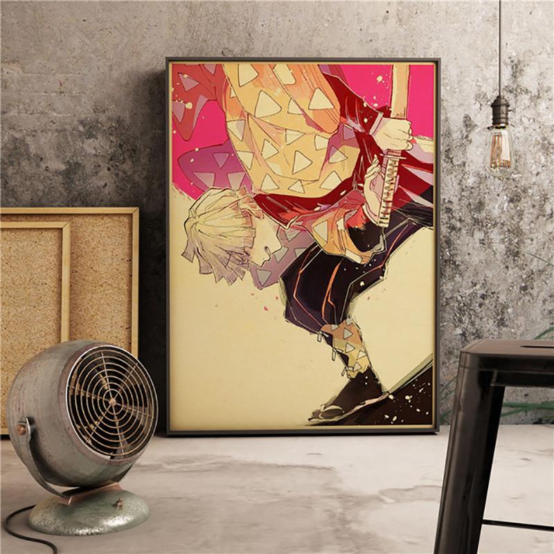 5D DIY Demon Slayer: Kimetsu No Yaiba Cross Stitch Rhinestones Diamond Drawing Embroidery Mosaic Home Decor