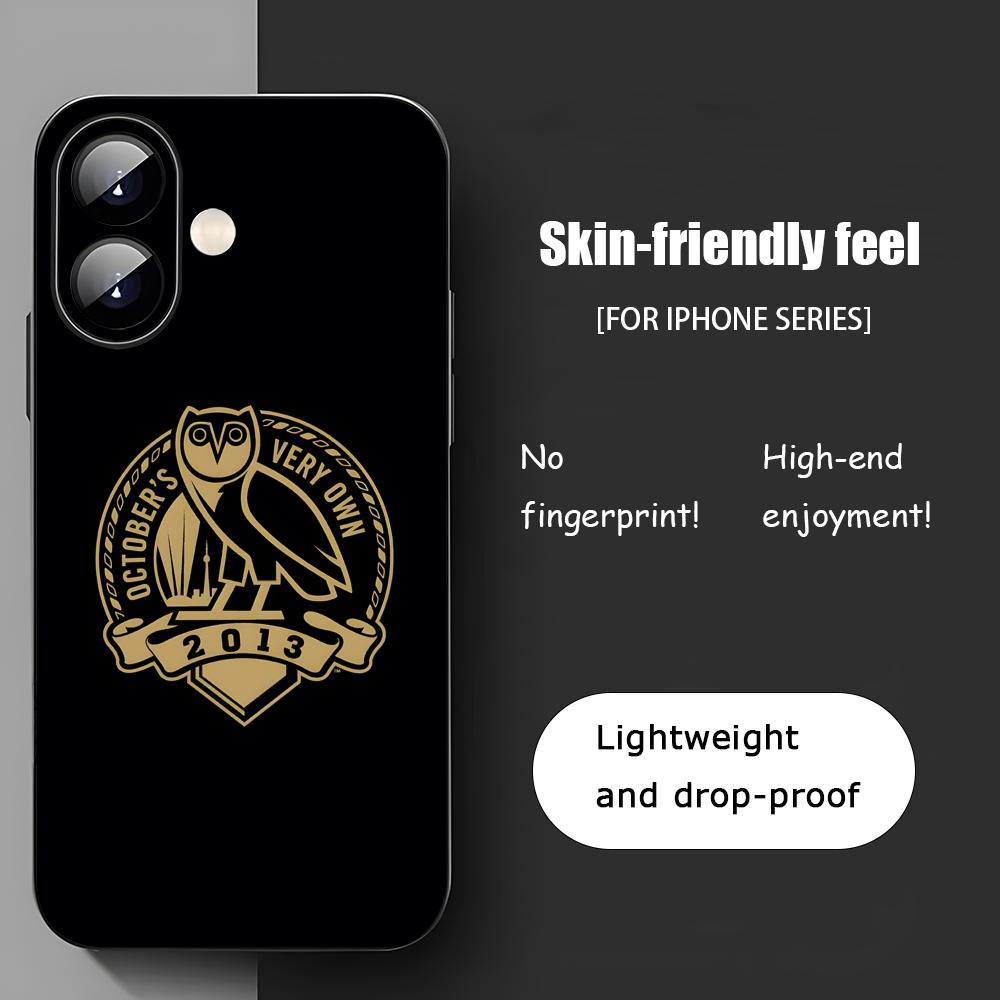 Fashion D-Drake owl Popular Phone Case For iPhone 17 16 15 14 13 12 11 X XR XS 8 Plus Mini Pro Max Soft black Shockproof Cover