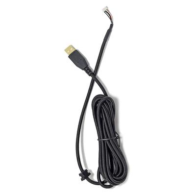 Позолоченный прочный нейлоновый плетеный USB-кабель для клавиатуры, сменный провод для клавиатуры RazerBlackWidow X Chroma