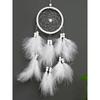 White Dream Catcher Wind Chime Creative Hand-woven Feather Car Pendant Bedroom Garden Outdoor Hanging Ornaments Home Decoration