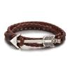 Arrival Multilayer charm leather Vintage Bronze Arrow bracelet anchor bracelet for men women lovers' gift