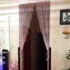 1 шт., домашний декор, роза, оконная занавеска, занавеска из полиэстера, занавеска для двери, разделитель, шелковая веревка