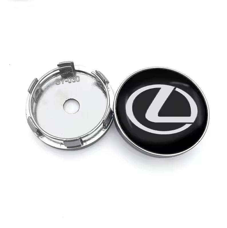 4Pc 56/60mm Car wheel Center Hub Caps Cover Decor Sticker Auto Accessories For Lexus CT200H ES250 ES300H IS250 IS200 GS300 GS460 MNQAZ1