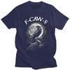F Caw F Funny Black Bird Black Crow T Shirt Men Women Short Sleeves Graphic Tee Shirt Streetwear Summer 100 Cotton Tee Tops