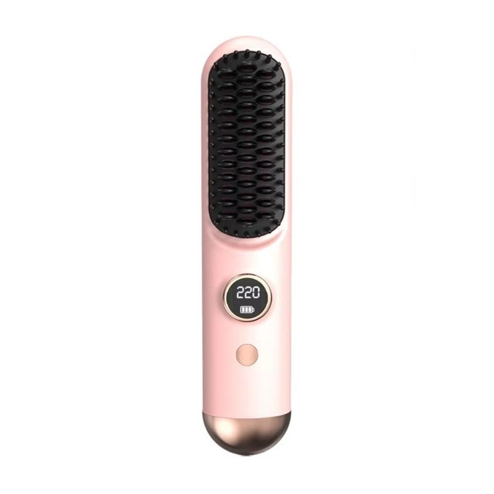 120-220C° Heating Comb 9 Temp Settings USB Charging Hair Brush Home Use