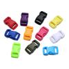 Curved Plastic Parachute 10mm 3/8" Bracele Outdoor Camp Side Release Buckle Paracord Webbing Strap