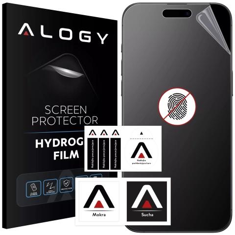 Folia "Matowa" Do Iphone 15 Pro Max Hydrożelowa Alogy Hydroskin Matte Pro™ Na Ekran Do Etui "Bez Odcisku Palców"