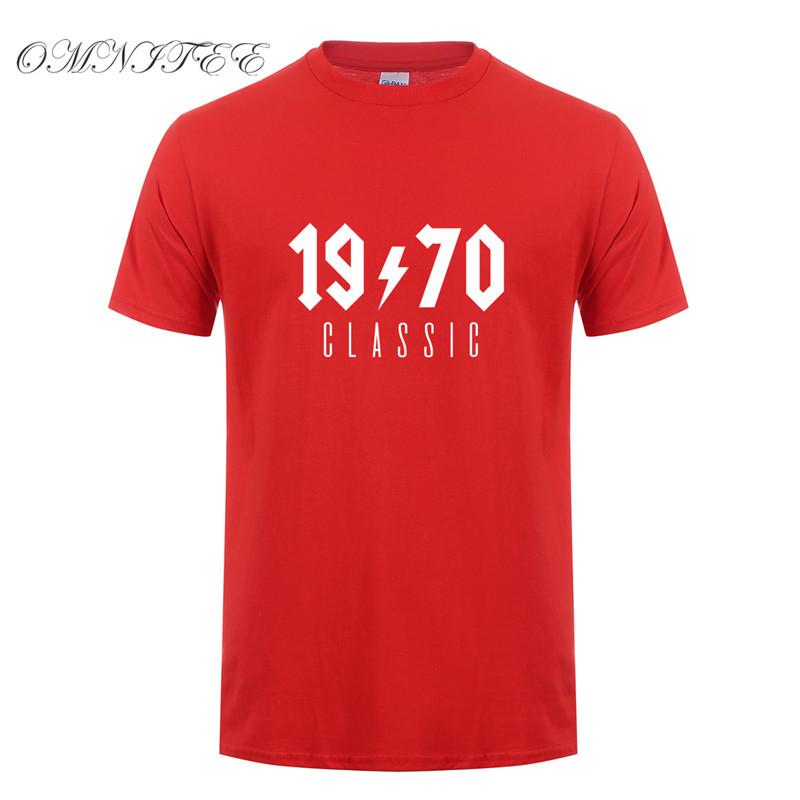 Omnitee Fashion 1970 Classic T Shirts Unisex Cotton Summer Funny Short Sleeve Birthday Gift T Shirt Tops Tee Unisexs Tshirt Oz190
