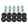 10pcs Motorcycle Rubber Grommets Gasket Kits Bolt Assortment Set Pressure Relief Cushion Accessories For Honda Yamaha