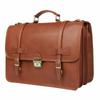 Jiameida British Style Winter Leather Briefcase: Men's Exquisite Crazy Horse Leather Business and Computer Handbag