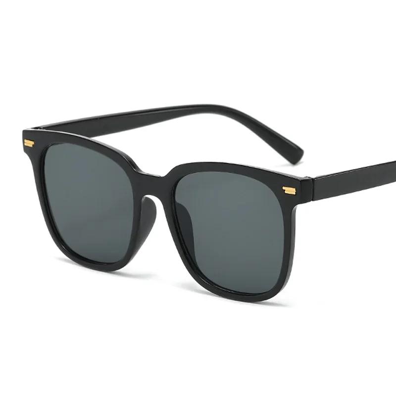 Female Big Frame Square Sunglasses Women Men Cool Colorful Sun Glasses Mirror Colors Designer Brand Fashion