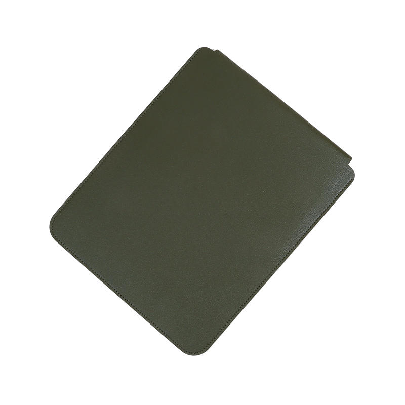 Non-Magnetic Laptop Sleeve - Compact Durable Synthetic PU Case With Rolling Function For Computer Laptop Bag