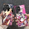 Модный Чехол для Телефона с Татуировкой Девушки для Samsung Galaxy A56 55 54 53 52 51 36 35 34 23 16 15 5G Стеклянный Цветной Чехол Обложка