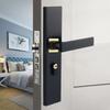 Silent Interior Door Handle Lockset Square Door Knob Security Bedroom Door Lock  Household Hardware