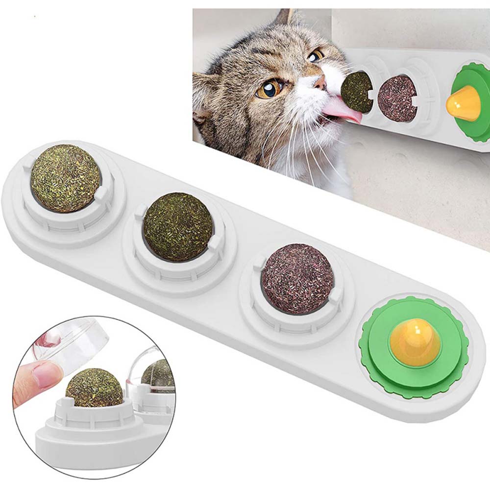Edible Safe Chew Ball Nutrition Teeth Cleaning Cat Supplies Catnip Balls Molar Cat Snacks Cat Toys