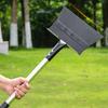Yousheng Driveway Ice Scraper Flat Shovel with Detachable Long Handle Heavy Duty Cleaning Shovel Weed Remover for Garden Sidewalk Floor Ice Snow
