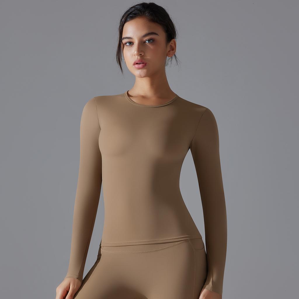 Nessaj Женские спортивные футболки с длинными рукавами, укороченные топы для йоги, быстросохнущие рубашки для бега в тренажерном зале и фитнеса