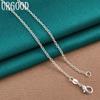 925 Sterling Silver Heart Necklace Fashion Jewelry