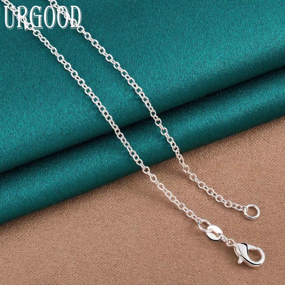 925 Sterling Silver Heart Necklace Fashion Jewelry