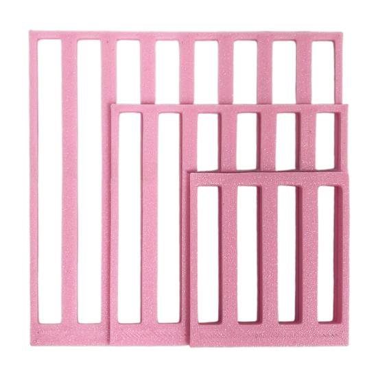 3 шт. Инструмент-линейка для рисования стразами Сделай сам Шаблон-квадрат для искусства стразами Инструмент для выравнивания Аксессуары-гиды для рисования стразами Подарок для энтузиастов