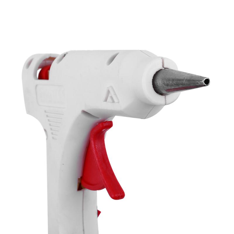 10 шт. клеевые стержни + высокотемпературный нагреватель, машина для горячего клея, 20 Вт, домашний инструмент для ремонта «сделай сам», европейский