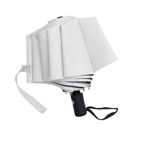 Fully Automatic Sun Protection Umbrella Auto Open Windproof Rainproof UV Protection with Anti-UV Coating Compact Folding Travel Parasol