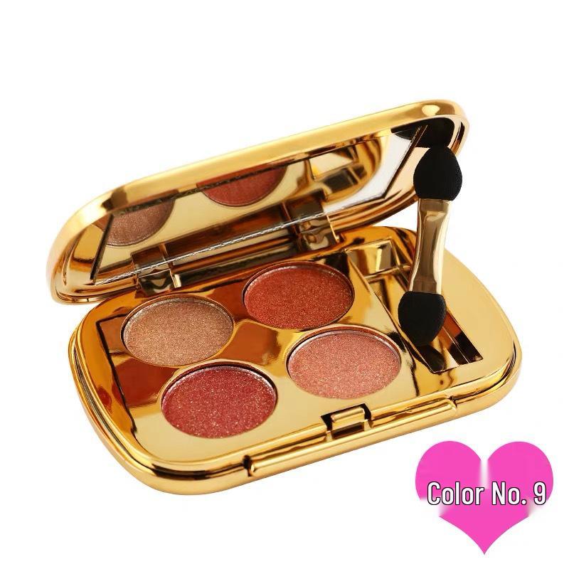 Винни Пух Бриллиантовые тени: Сияющая, стойкая 4-цветная палетка для небесного сияния.