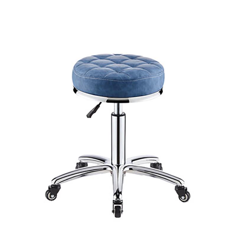 Adjustable Swivel Round Stool with Wheels