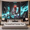 Custom Name Text Tapestry Lewis Hamilton Personalized Polyester Wall Tapestry For Bedroom And Room
