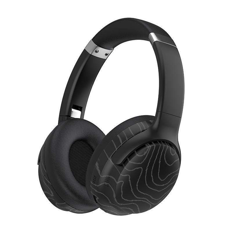 Беспроводные наушники Bluetooth 5.3 с накладными амбушюрами, тремя звуковыми эффектами и слотом для музыкальной карты