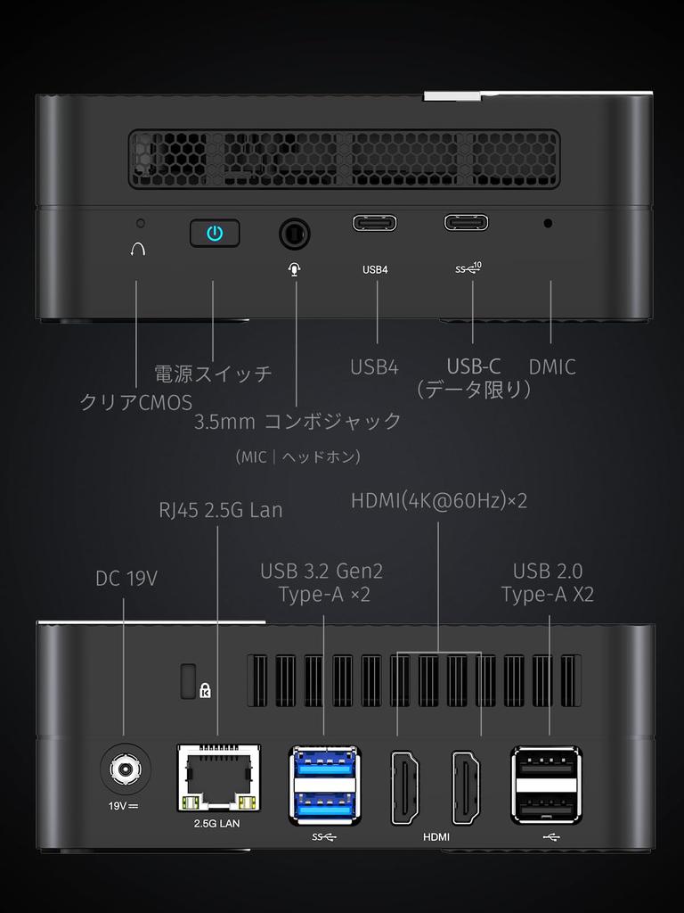 Minisforum Мини-ПК серии Venus UM773 Lite AMD Ryzen 7 7735HS Маленький игровой ПК Windows 11 Pro Radeon 680M 32 ГБ 512 ГБ SSD Компактный ПК DDR5-4800 PCIe4.0