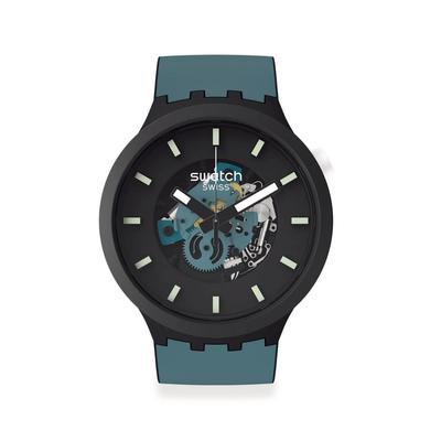 Часы Swatch NIGHT TRIP BIG BOLD SB03B107 Черный [Swatch]
