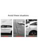 2Pc 40x5CM Car Bumper Protector Guard Anti-Scratch Strips Sticker 4PCS 14x2.5CM Car Door Protection Anti-collision Body Protect