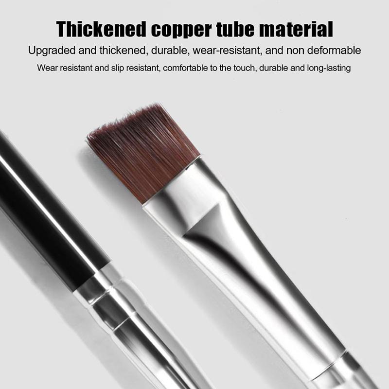 Двусторонняя кисть для бровей и подводки для глаз для женщин инструменты для макияжа кисть для ресниц завивка ресниц спиральная кисть угловые кисти для пудры для бровей