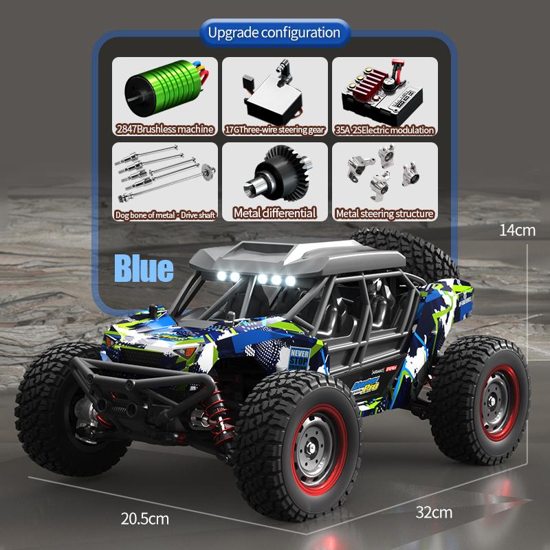 New 4WD RC Car 4x4 Off-road Drift Racing Car 50/70KM/h Super Brushless High Speed Radio Waterproof Truck Remote Control Toy for Kids Boys Racing