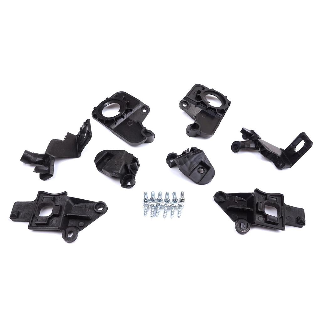 EHL576 Headlight Holder Mount Repair Bracket Tab Set Left Right Side for Citroen C5 MK2 MK3 RD TD RW X7 2008-2017 6212F0 6212F1