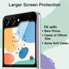 6 шт. 3+3 Flip 6 / Flip 5 HD Small Screen Protector + мягкая гидрогелевая пленка + пленка для объектива для Samsung Galaxy Z Flip 6 / Flip 5 5G прозрачная защитная пленка Flip6 Flip5