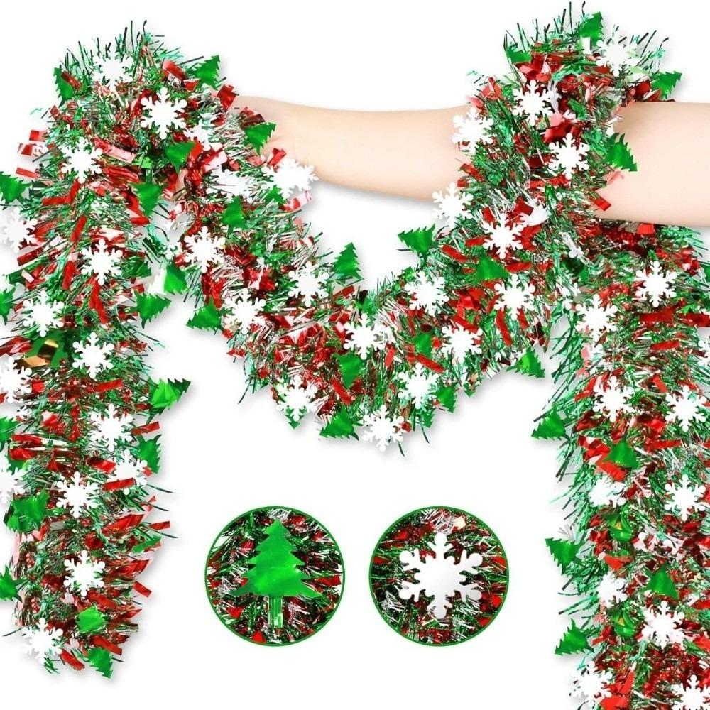 Colorful Christmas Decoration Ribbon Red Green Xmas Tree Charm Wedding Party Decoration Supplies
