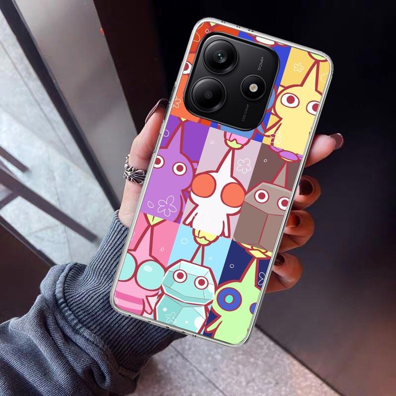 Game P-PikminS 4 Phone Case For Xiaomi Redmi Note 10 11 12 13 14 15 Pro Plus 11S 12S 14S 11T 11E 10S Soft TPU Back Cover Redmi N