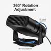 200W Car Heater 12V/24V Portable Car Heater Fan 2 IN 1 Electric Cooling Heating Auto Windshield Defroster Car Anti-Fog Heater
