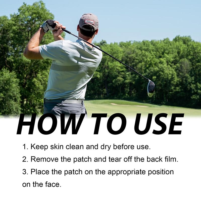24 шт. УФ-патч для лица, защитные патчи для гольфа, увлажняющие, дышащие, солнцезащитные патчи для лица, для гольфа, пляжа, путешествий