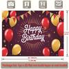 Party Backdrop New Year Flat Weddings Parties Cursive Lettering Birthdays Coming Ceremonies Photo Background Decor Front Door Decor