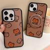 Чехол для мобильного телефона Apple Brown Bear для iPhone 11/12 Pro с магнитным кронштейном и держателем