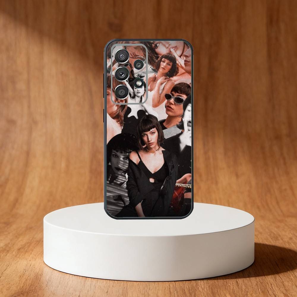 Actress U-Ursula Corbero Phone Case For Samsung S25,S24,S21,S22,S23,S30,Ultra,S20,Plus,Fe,Note,10,9,5G Black Cover